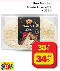 UNO ANADOU TANDIR LAVAŞ 6’LI